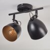 Bjedstrup Plafones, Spot techo Negro, 2 luces