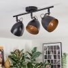 Bjedstrup Plafones, Spot techo Negro, 3 luces