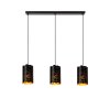 Lámparas Lucide ALMELO Lámparas colgantes Negro, 3 luces