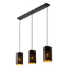 Lámparas Lucide ALMELO Lámparas colgantes Negro, 3 luces