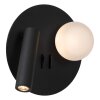 Lámparas Lucide MATIZ Apliques LED Negro, 1 luz