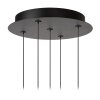 Lámparas Lucide KLIGANDE Lámparas colgantes LED Negro, 5 luces