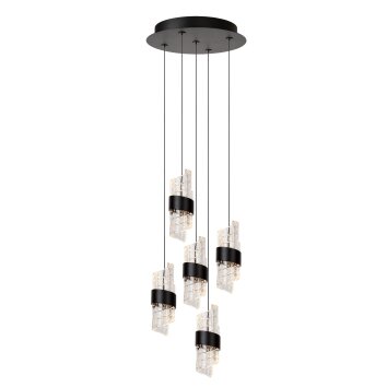 Lámparas Lucide KLIGANDE Lámparas colgantes LED Negro, 5 luces