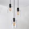 Hasvik Lámparas suspendidas, Lámparas colgantes Cromo, Negro, 3 luces