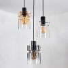 Hasvik Lámparas suspendidas, Lámparas colgantes Cromo, Negro, 3 luces