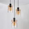 Hasvik Lámparas suspendidas, Lámparas colgantes Cromo, Negro, 3 luces