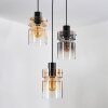 Hasvik Lámparas suspendidas, Lámparas colgantes Cromo, Negro, 3 luces