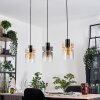 Hasvik Lámparas suspendidas, Lámparas colgantes Cromo, Negro, 3 luces