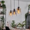 Hasvik Lámparas suspendidas, Lámparas colgantes Cromo, Negro, 3 luces