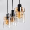 Hasvik Lámparas suspendidas, Lámparas colgantes Cromo, Negro, 3 luces