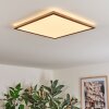 Antra Plafones, Panel LED Color madera, Blanca, 1 luz