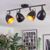 Bjedstrup Plafones, Spot techo Negro, 4 luces