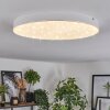 Mentque Plafones LED Blanca, 1 luz