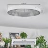 Mentque Plafones LED Blanca, 1 luz