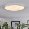 Mentque Plafones LED Blanca, 1 luz