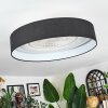 Benesal Plafones, lámpara ventilador de techo LED Blanca, 1 luz, Mando a distancia