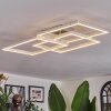 Binor Plafones LED Cromo, 1 luz