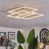 Binor Plafones LED Cromo, 1 luz