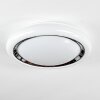 Kaas Plafones LED Negro, Blanca, 1 luz