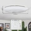 Arzel Plafones LED Blanca, 1 luz