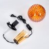 Maiorca Lámparas de mesa Naranja, Negro, 1 luz