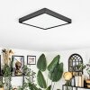 Finsrud Plafones, Panel LED Negro, 1 luz