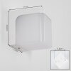 Rezar Apliques LED Blanca, 1 luz