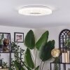 Clora Plafones LED Blanca, 1 luz, Mando a distancia