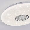 Clora Plafones LED Blanca, 1 luz, Mando a distancia