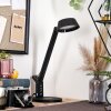 Falon Lámparas de escritorio, Lámparas de mesa, Lámpara lectura LED Negro, 1 luz