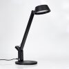 Falon Lámparas de escritorio, Lámparas de mesa, Lámpara lectura LED Negro, 1 luz