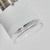 Maren Apliques, Spot de pared LED Cromo, Níquel-mate, 1 luz