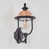 Gascon Aplique de exterior, Apliques Cobre, Negro, 1 luz