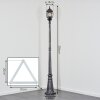 Lentua Candelabro, Iluminación de caminos Negro, Plata, 1 luz