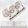 Bystrup Lámparas suspendidas, Lámparas colgantes Beige, Color arena, 3 luces