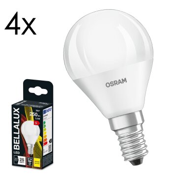 BELLALUX E14 LED 3.3 Watt blanco cálido 250 Lumen