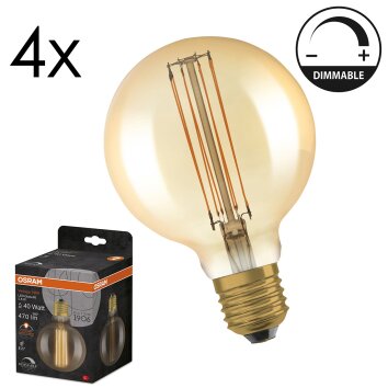 Lámparas Osram E27 5.8 Watt blanco cálido regulable 470 Lumen