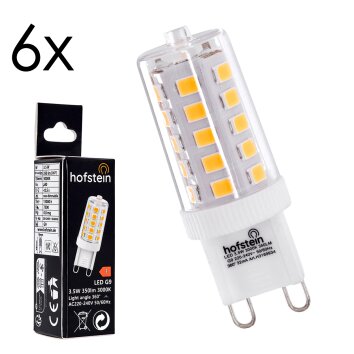 G9 LED 3 Watt blanco cálido 330 Lumen