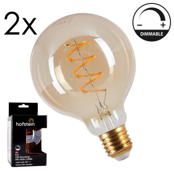 E27 LED 6 Watt blanco cálido regulable 320 Lumen