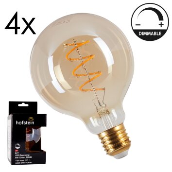 E27 LED 6 Watt blanco cálido regulable 320 Lumen