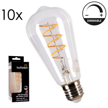 E27 LED 6 Watt blanco cálido regulable 350 Lumen