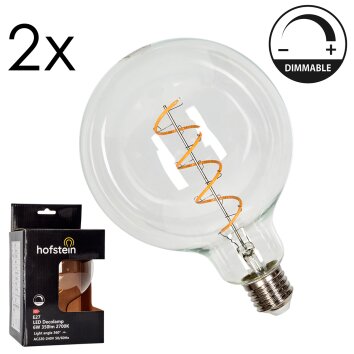 E27 LED 6 Watt blanco cálido regulable 350 Lumen