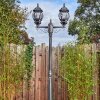 Lentua Candelabro, Iluminación de caminos Negro, Plata, 2 luces