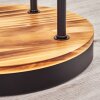 Koyoto Lámpara de pie 25 cm Madera clara, Negro, 4 luces