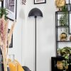 Lámpara Champiñón  Tati Lámpara de pie, Spot de pared Madera oscura, Negro, 4 luces