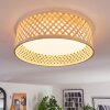 Barroco Plafones LED Crudo, Blanca, 1 luz