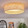 Barroco Plafones LED Crudo, Blanca, 1 luz