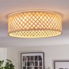 Barroco Plafones LED Crudo, Blanca, 1 luz