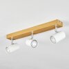 Gesteira Plafones, Spot techo Cromo, Color madera, 3 luces