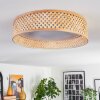 Barroco Plafones LED Crudo, Blanca, 1 luz